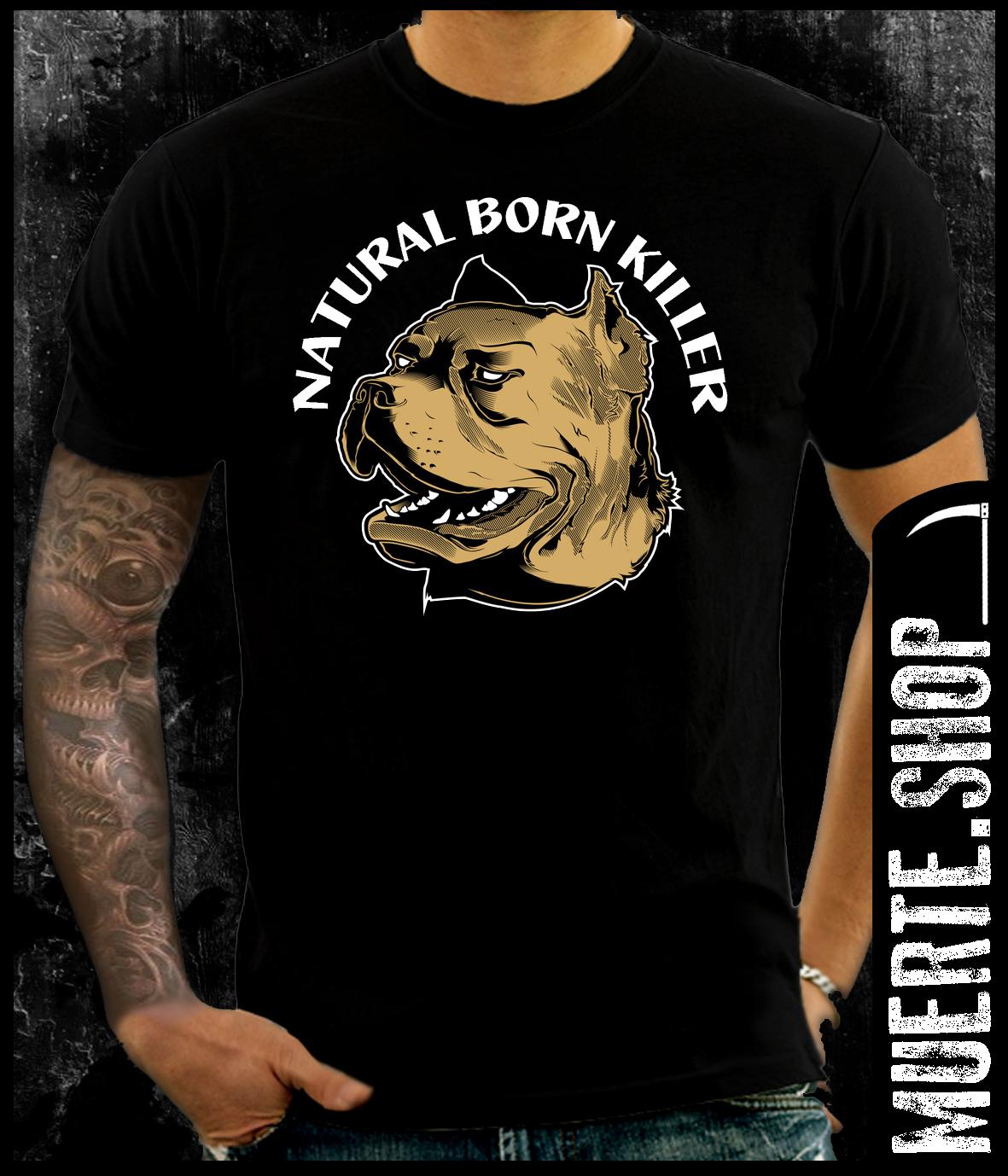 Черна тениска KILLER PIT BULL Черна тениска KILLER PIT BULL